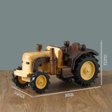 Wholesale - 10 Inches Handmade Wooden Retro Classic Tractor Models Decrations A