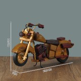 Wholesale - 11 Inches Handmade Wooden Retro Classic Motocycle Models Decrations