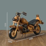Wholesale - 14 Inches Handmade Wooden Retro Classic Motocycle Models Decrations A