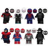wholesale - Spider-Man Into the Spider-Verse Blocks Mini Figures Block Toys 8Pcs Set KT1016