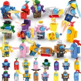Wholesale - 16Pcs Among Us Building Blocks Mini Figure Toys 82301