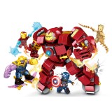 wholesale - 4-In-1 Marvel's The Avengers Iron Man Thanos Captain America Building Blocks Mini Figure Toys PG042