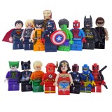 wholesale - 17Pcs Super Heroes MOC Building Blocks Minifigures Toys Kit