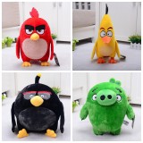 wholesale - 4Pcs Set Angry Birds Plush Toys Stuffed Animals 18cm/7Inch Tall