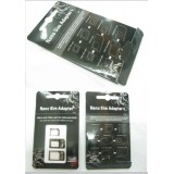 Wholesale - Nano SIM Card to Micro/Stander/ full SIM Card Tray Adapter Holder For iPhone 5/5G 