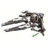 Wholesale - Star Wars Black Ace TIE Interceptor Building Blocks Kit Mini Figure Toys 408Pcs 11421