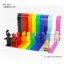 12Pcs Clear Blank Unprinted Pure Color Plain Mini Figures Building Blocks Bricks Toys