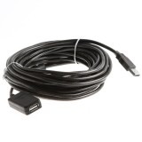 Wholesale - 32FT 10M USB 2.0 Extension Repeater Cable Booster A Male to A Female Gray