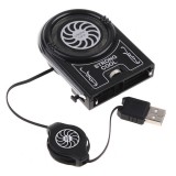 Wholesale - Mini Vacuum USB Air Extracting Cooling Fan Cooler for Notebook Laptop