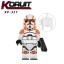 8Pcs Star Wars Minifigures First Order Stormtrooper Building Blocks Mini Figure Toys KT1043
