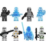 Wholesale - 8Pcs Star Wars Stormtrooper Series Building Blocks Mini Figure Toys KT1035