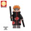 8Pcs Naruto Konan Uchiha Itachi Minifigures Building Blocks Mini Figure Toys WM6106