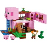 wholesale - MineCraft The Pig House Building Kit with Blocks Mini Figure Toys 492Pcs Set