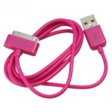 Wholesale - 97.5cm USB Data SYNC Charger Cable Cord for iPod and iPhone 4/3GS:Red