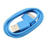 Wholesale - 97.5cm USB Data SYNC Charger Cable Cord for iPod and iPhone 4/ 3GS: Blue