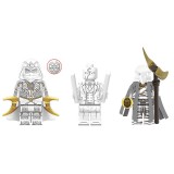wholesale - Super Heroes Moon Knight Khonsu Minifigures Block Mini Figure Toys 3Pcs Set XH1895-1897