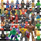 wholesale - 38Pcs Super Heroes Minifigures Thanos Hulk Iron Man Captain America Building Blocks Mini Figure Toys