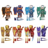 wholesale - Iron Man Building Blocks Mini Figure Toys 8Pcs Set WM6065