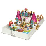 wholesale - Ariel Belle Cinderella and Tiana's Storybook Adventures Building Kit PlaySet Blocks Mini Figure Toys 128Pcs 60159