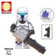 8Pcs Star Wars Minifigures Commandos Gregor Voca Building Blocks Mini Figure Toys WM6124