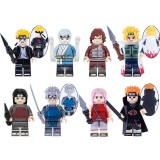 wholesale - 8Pcs Naruto Minifigures Uzumaki Mitsuki Gaara Pain Building Blocks Mini Figure Toys KF6112