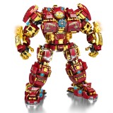 wholesale - Mech Armor Iron Man Anti-Hulk DIY Building Kit Blocks Figure Toys 1450Pcs Set 76026