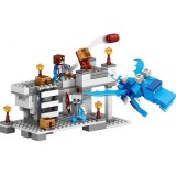 wholesale - MineCraft Buliding Block Toys Blue Frozen Drogon 272Pcs 33026