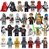 Wholesale - 29Pcs Star Wars MOC Minifigures Jedi Yoda The Clone Troopers Building Blocks Mini Figure Toys