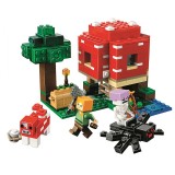wholesale - MineCraft The Mushroom House Building Kit Playset Blocks Mini Figure Toys 272Pcs SX1078