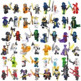 wholesale - 48Pcs Ninjago MOC Minifigures Building Blocks Mini Figure Toys