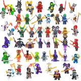 wholesale - 48Pcs Ninjago MOC Minifigures Building Blocks Mini Figures Children's Toys
