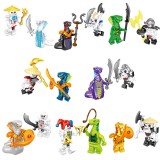 wholesale - 16Pcs Ninjago Anime Movie Minifigures Building Blocks Set Mini Figures Kids Toys NO.61038