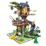 wholesale - MineCraft Building Set The Panda Treehouse Blocks Bricks Mini Figures Kids Toys 706Pcs Kit LW411
