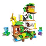 wholesale - MineCraft The Modern Treehouse Building Blocks Mini Figures Kids Toys 497Pcs Set 5303