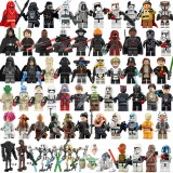 wholesale - 68Pcs Star Wars MOC Minifigures Set Jedi Yoda The Clone Troopers Building Bricks Blocks Mini Figures Kids Toys