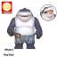 2Pcs King Shark Minifigures Building Blocks Mini Figure Toys WM2423/2424