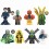 8Pcs Super Heroes Minifigures Mister Fantastic Leader Human Torch Building Blocks Mini Figures Toys X0271