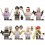 8Pcs Set Naruto Minifigures Kimimaro Shikamaru Tayuya Sakon Ukon Building Blocks Mini Figure Toys KDL813