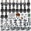18Pcs Set SWAT Military Soldiers Minifigures Building Blocks Mini Figures with Weapons and Accessories 