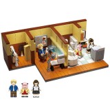 wholesale - Spy Family Toliet and Secret Room 632Pcs Building Blocks Model Kit Anya Yors Twilight Mini Figures Toys NO.749