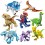 8Pcs Dinosaurs Mini Figures Jurassic World Dino Building Blocks Toys with Moving Parts YG77105