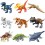 9Pcs Dinosaurs Mini Figures Jurassic World Dino Building Blocks Toys with Moving Parts LZ621