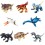8Pcs Dinosaurs Mini Figures Jurassic World Dino Building Blocks Toys with Moving Parts YG77119