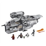 wholesale - Star Wars The Razor Crest Building Blocks Mandalorian Mini Figure Toys 1023Pcs Set