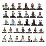 wholesale - 24Pcs Pirates of the Caribbean Mini Figures Building Blocks Bricks Toys
