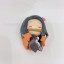 5Pcs Demon Slayer Action Figures PVC Display Models Kids Toys Cake Toppers Sleeping Posture 4CM/1.6Inch Tall