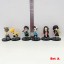 6Pcs Demon Slayer Action Figures PVC Display Models Kids Toys Cake Toppers 6.5CM/2.6Inch Tall