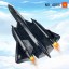 SR-71 Blackbird Reconnaissance Aircraft Jet Building Blocks Kit Military Airplane Toys 183Pcs Set NO.4005