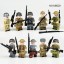 10Pcs Military WW2 Minifigures Building Blocks Mini Figure Toys Set M8020