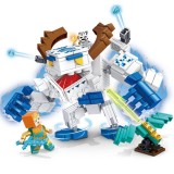 wholesale - MineCraft The Frost Monster Building Kit Blocks Mini Figures Toys 453Pcs Set MG822